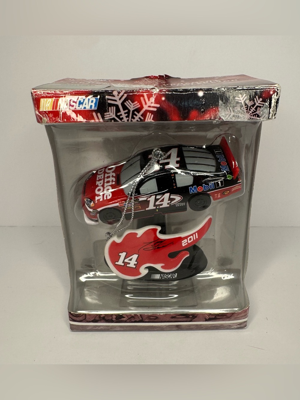 Tony Stewart #14 Mobil 1/Office Depot Impala Collectible 2011 Holiday Ornament